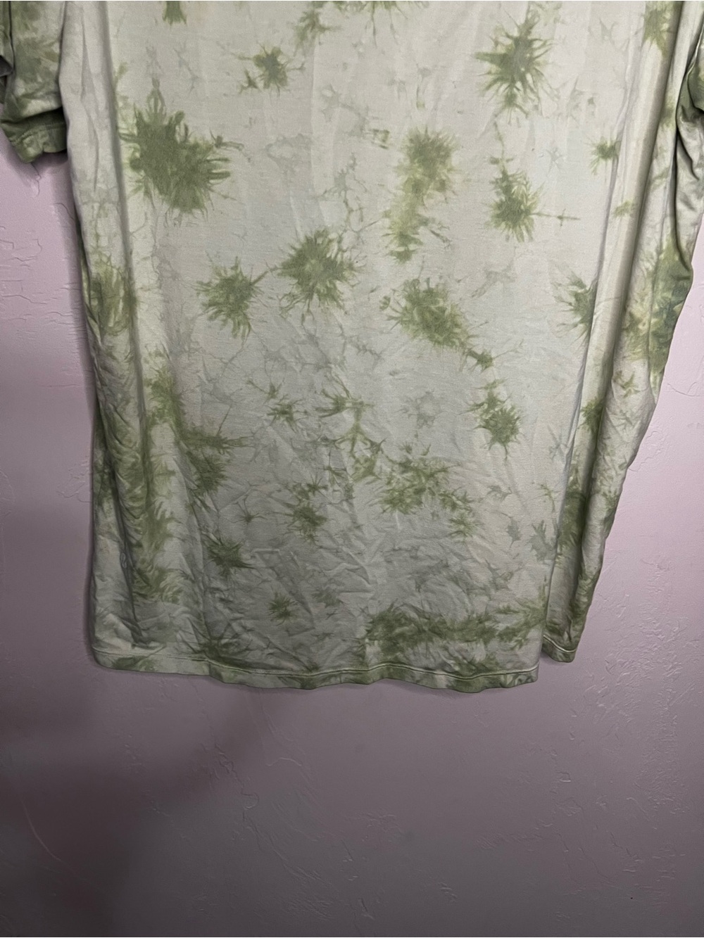 Lululemon The Fundamental T Wash Tide Shibori Arctic Mint Green Dye T-Shirt - Picture 7 of 10